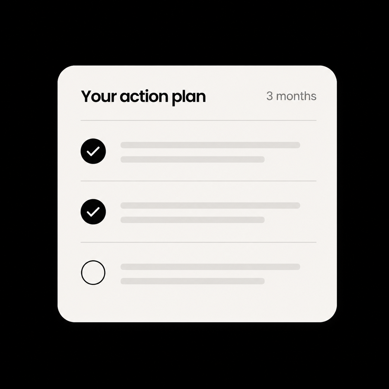 A comprehensive AI recommendation action plan