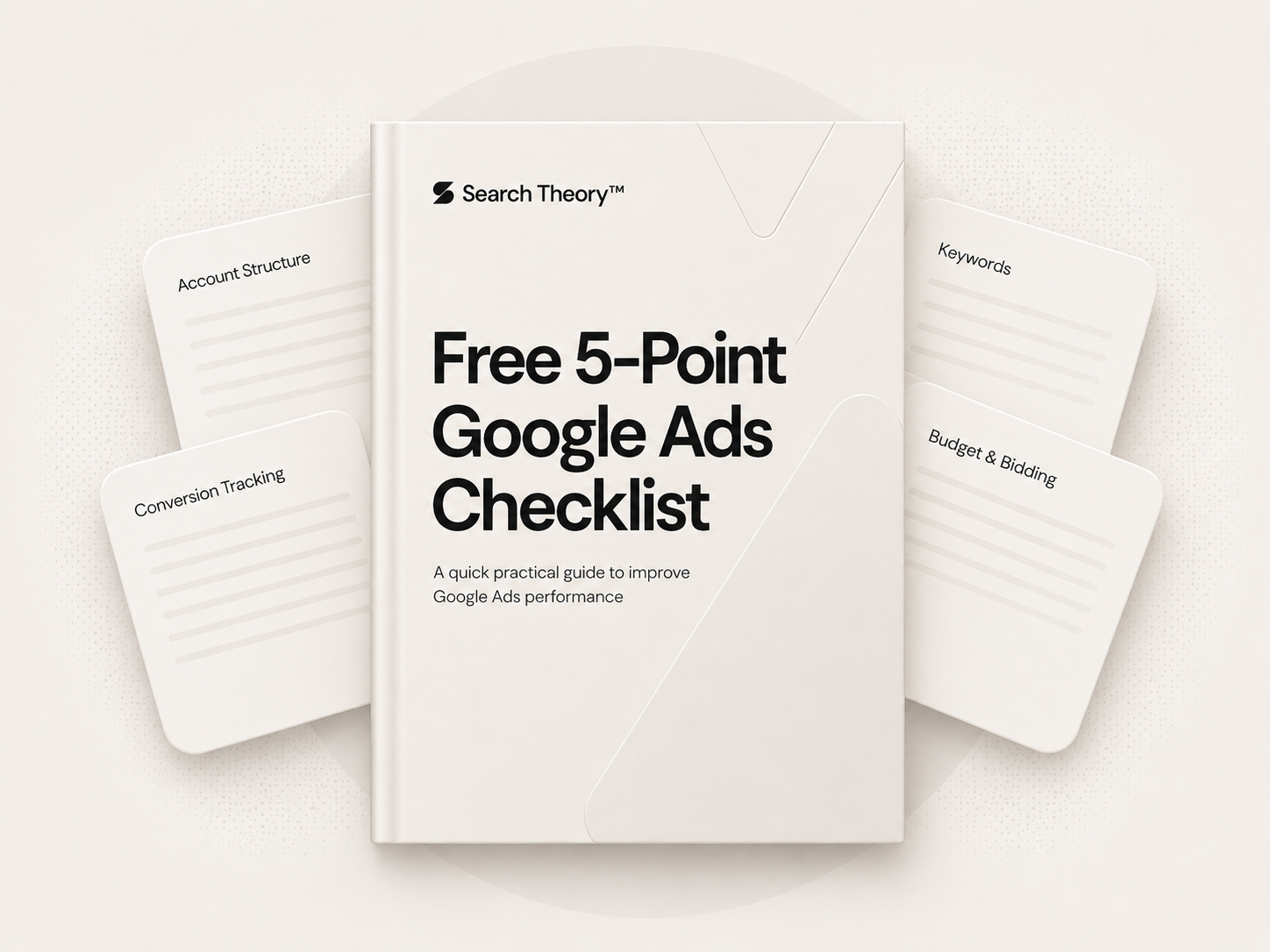 Free 5-Point Google Ads Checklist book cover